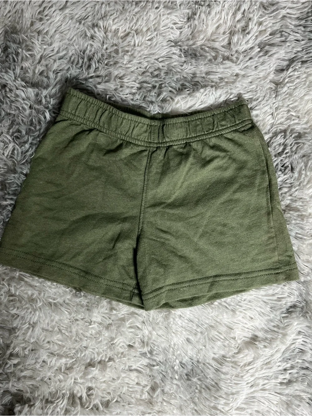 Carter’s Toddler Girls Olive Green Pull On Shorts 4T Casual Elastic Waist